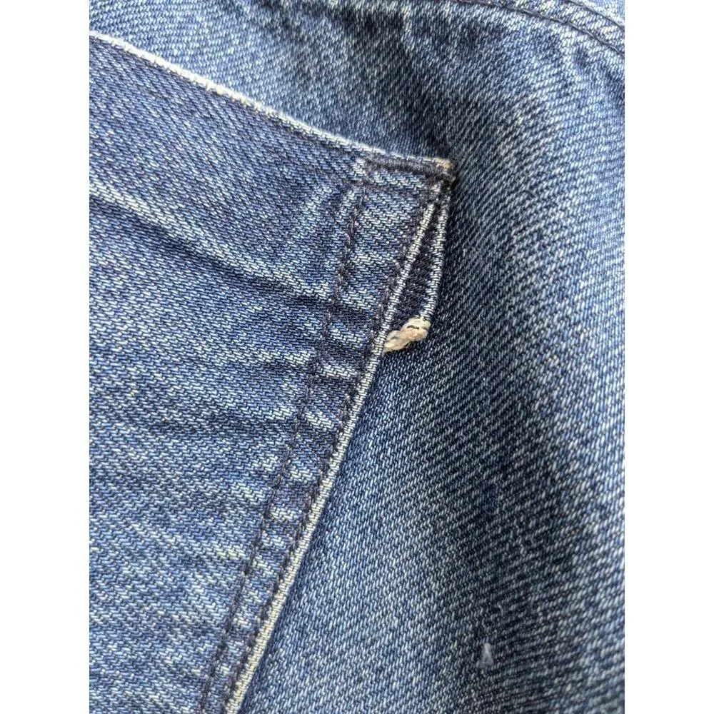 3x1 NYC Revolve Jeans Straight Fringe Frayed Hem Button Fly High Rise Denim S 31